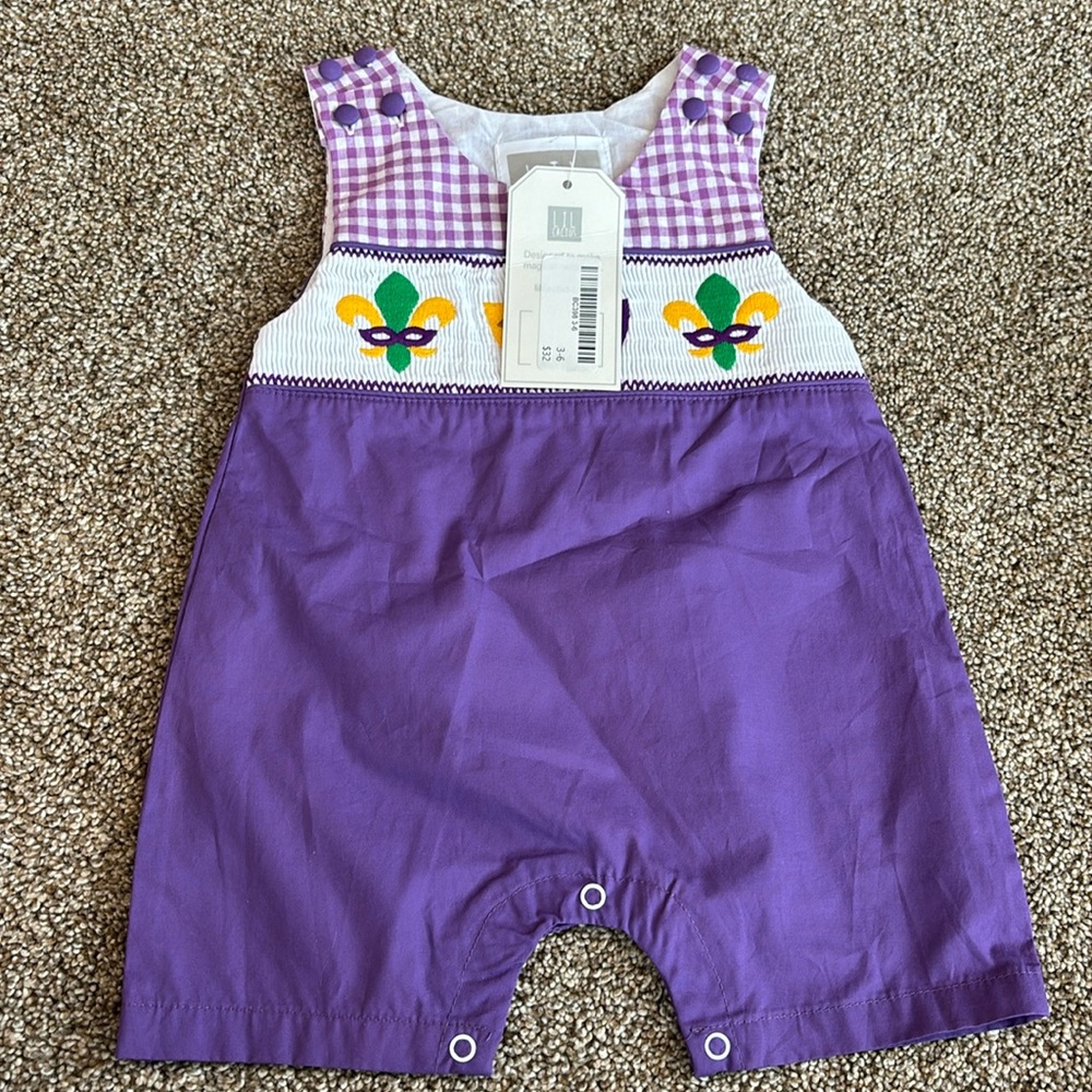 NWT lil cactus shortalls